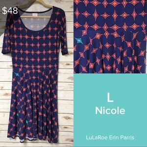 Large LuLaRoe Nicole Dress